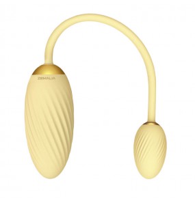 ZEMALIA - Zoey Double Ended Bullet Vibrator (Chargeable - Yellow)